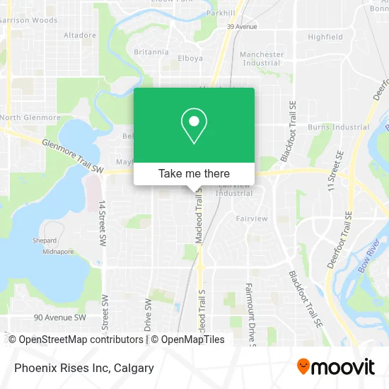 Phoenix Rises Inc map