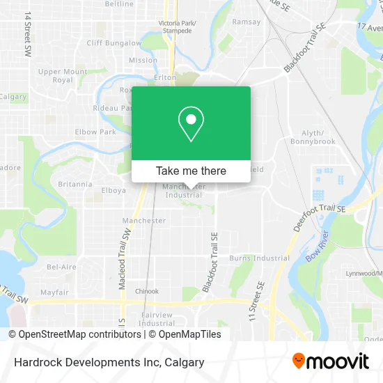 Hardrock Developments Inc map
