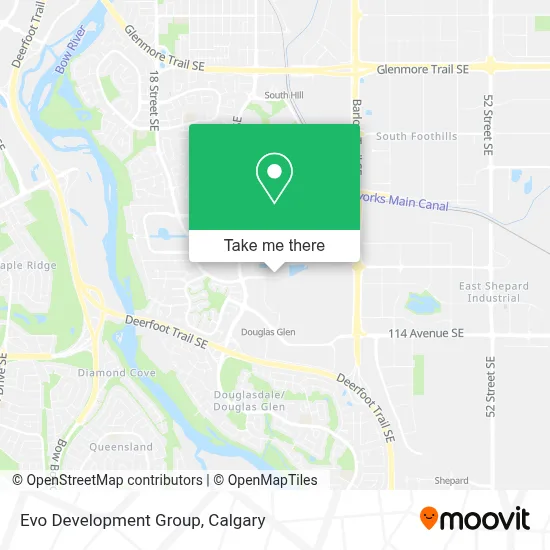 Evo Development Group map