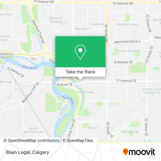 Blain Legal map