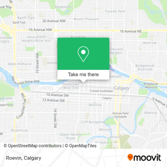 Roevin map
