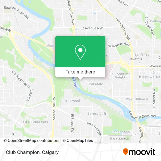 Club Champion map