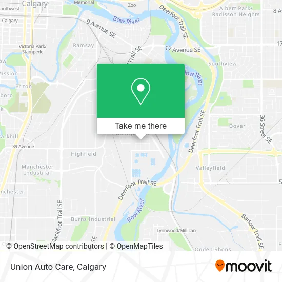 Union Auto Care map