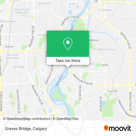 Graves Bridge map