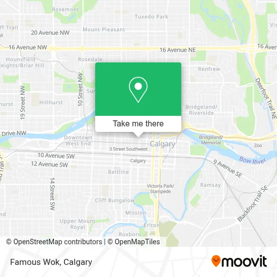 Famous Wok map