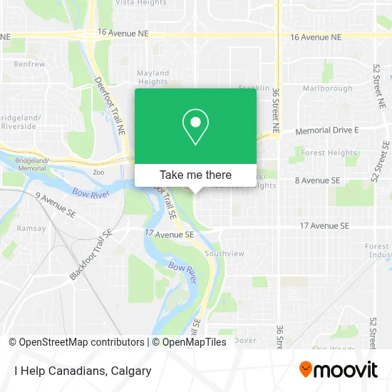 I Help Canadians map
