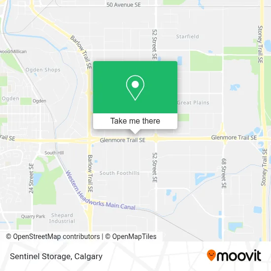 Sentinel Storage map