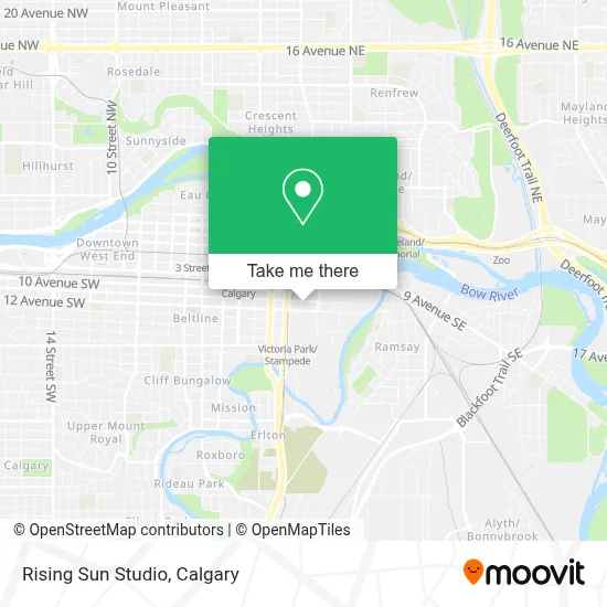 Rising Sun Studio map