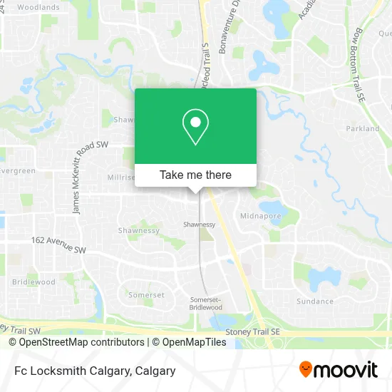 Fc Locksmith Calgary map