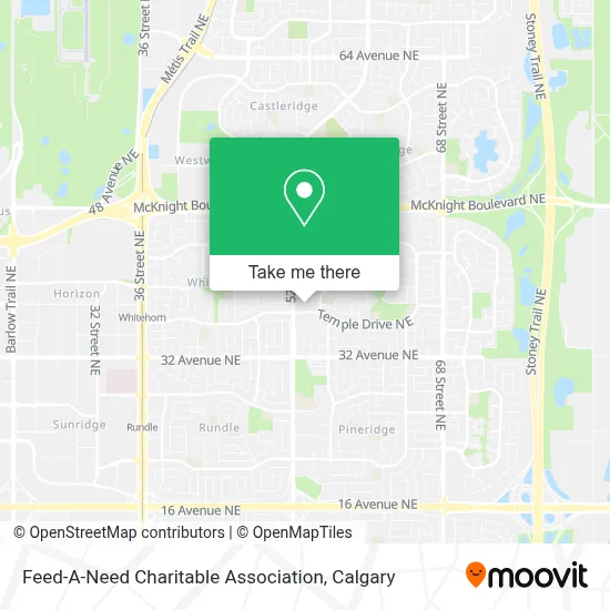 Feed-A-Need Charitable Association map