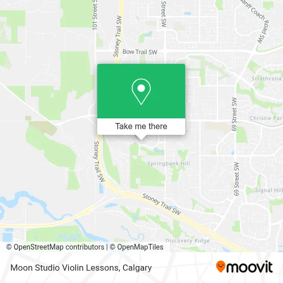Moon Studio Violin Lessons map