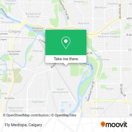 Fly Medispa map