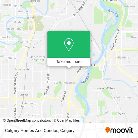Calgary Homes And Condos map