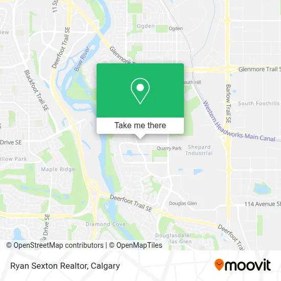 Ryan Sexton Realtor map