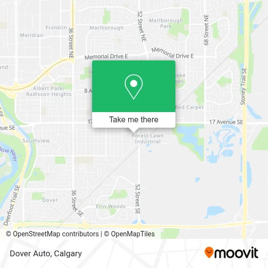 Dover Auto map