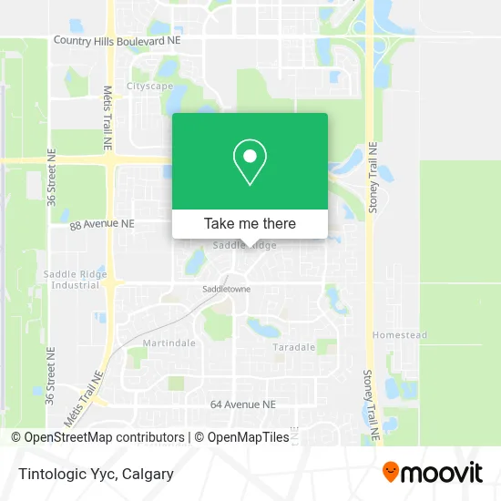 Tintologic Yyc map