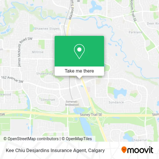 Kee Chiu Desjardins Insurance Agent map