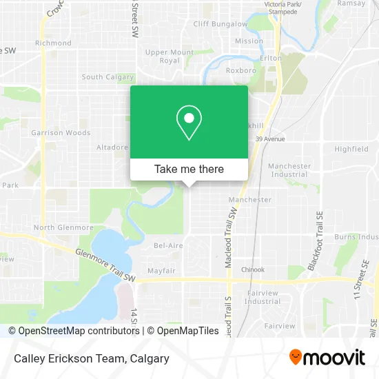 Calley Erickson Team map