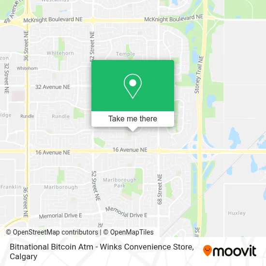 Bitnational Bitcoin Atm - Winks Convenience Store map