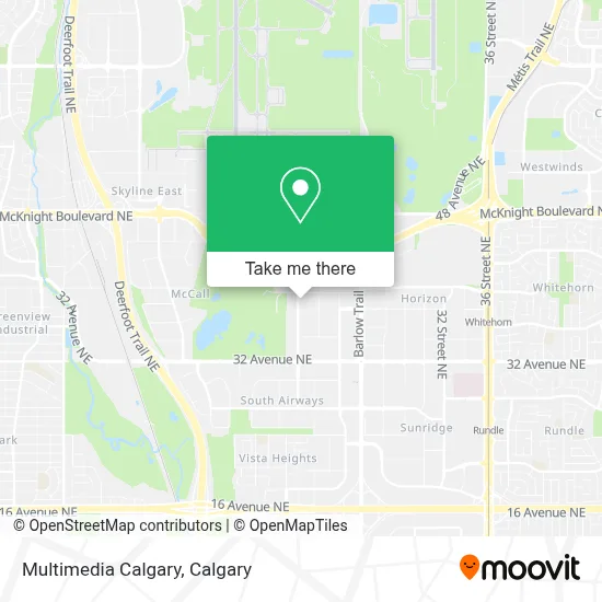 Multimedia Calgary map