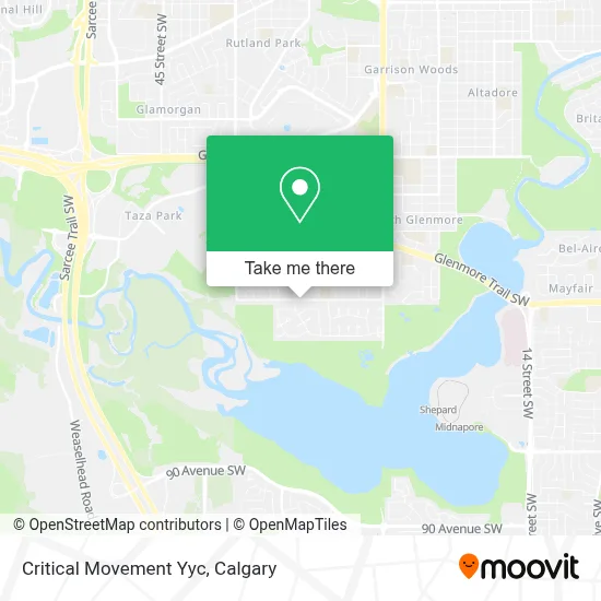 Critical Movement Yyc map