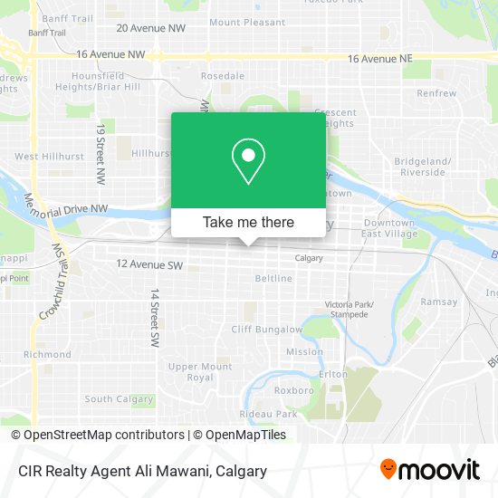 CIR Realty Agent Ali Mawani map