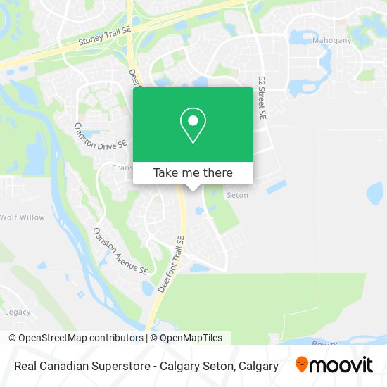 Real Canadian Superstore - Calgary Seton plan