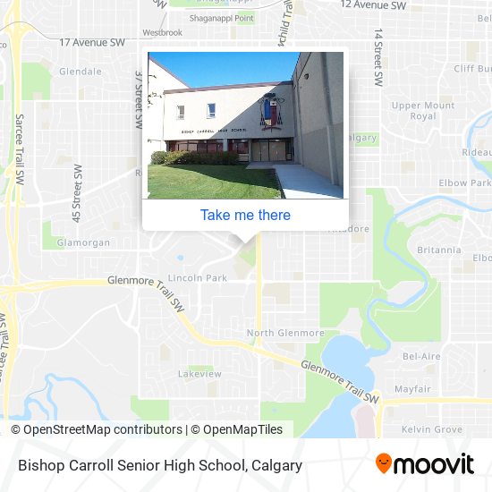 Bishop Carroll Senior High School map