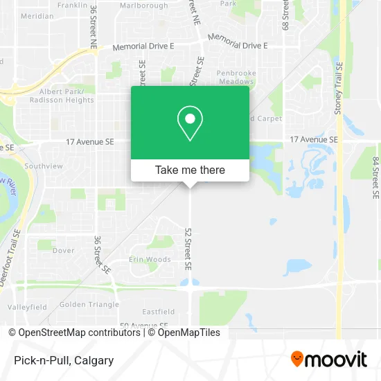 Pick-n-Pull map