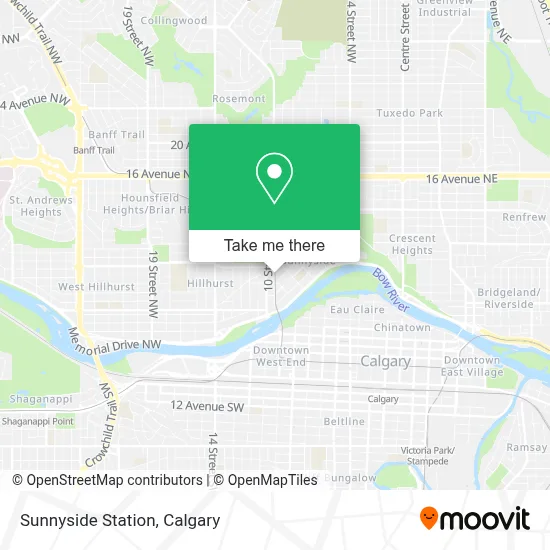 Sunnyside Station map