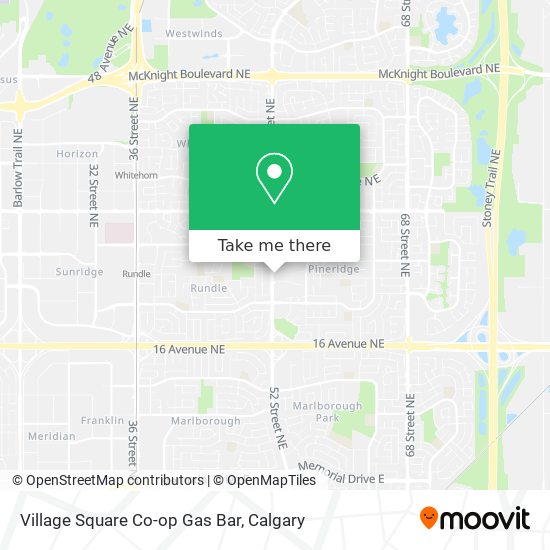 Village Square Co-op Gas Bar plan