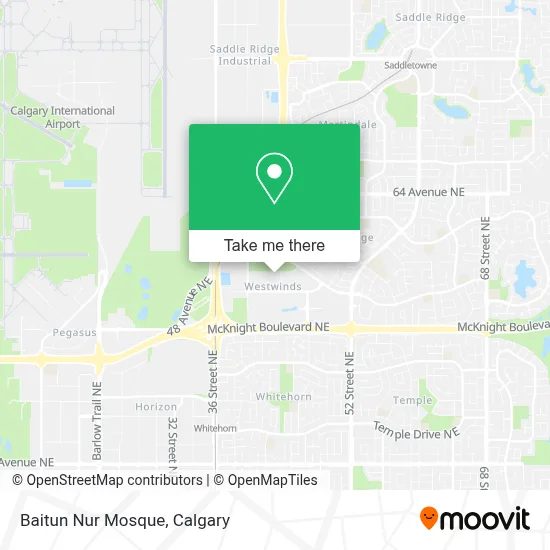 Baitun Nur Mosque map