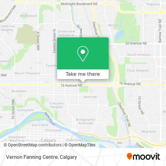 Vernon Fanning Centre plan