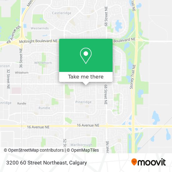 3200 60 Street Northeast map