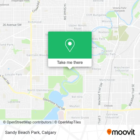 Sandy Beach Park map