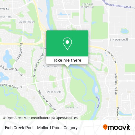 Fish Creek Park - Mallard Point map