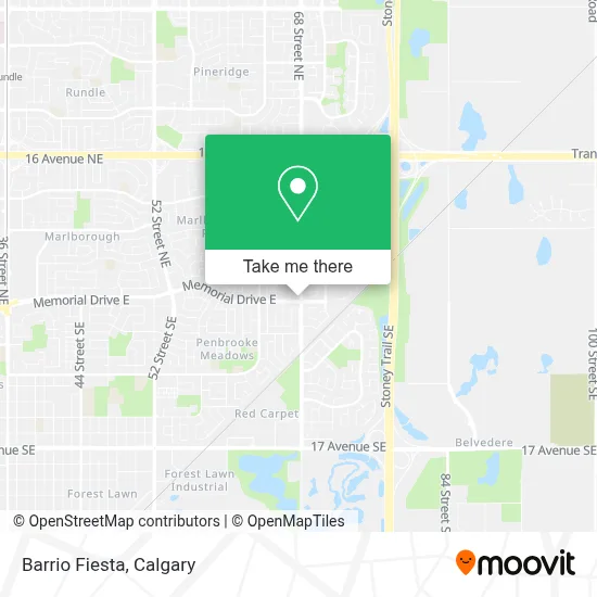 Barrio Fiesta map