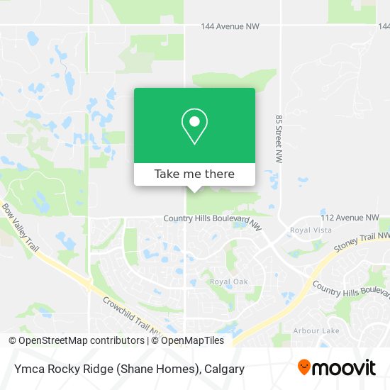 Ymca Rocky Ridge (Shane Homes) map