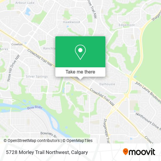 5728 Morley Trail Northwest map