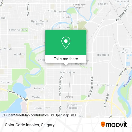 Color Code Insoles map