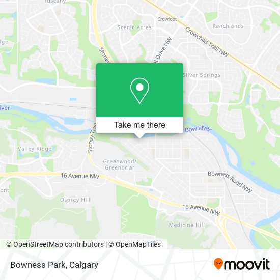 Bowness Park map