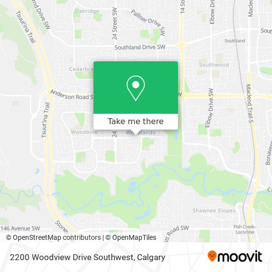 2200 Woodview Drive Southwest map
