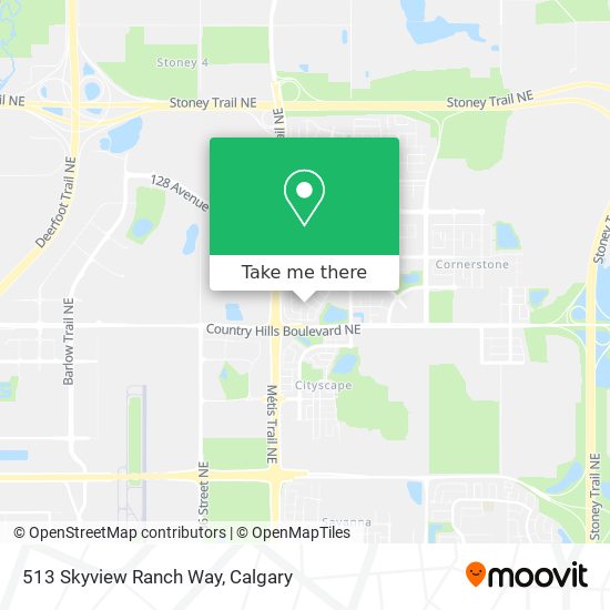 513 Skyview Ranch Way map