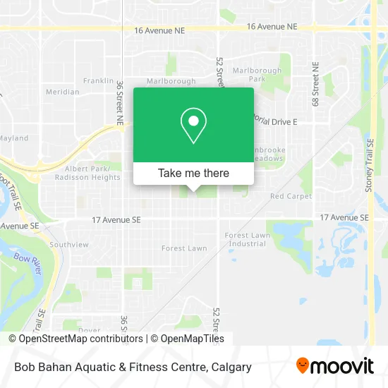Bob Bahan Aquatic & Fitness Centre map