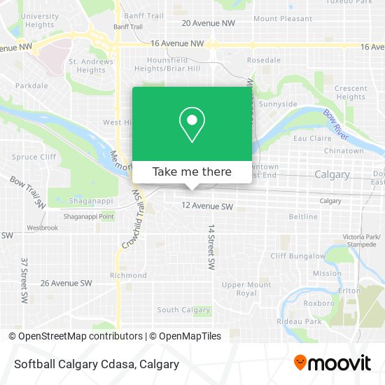 Softball Calgary Cdasa plan