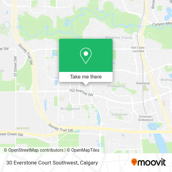 30 Everstone Court Southwest map