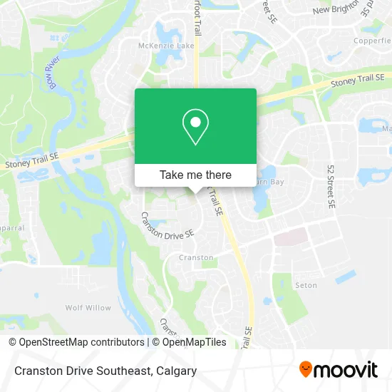 Cranston Drive Southeast map