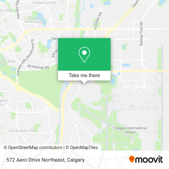 572 Aero Drive Northeast map