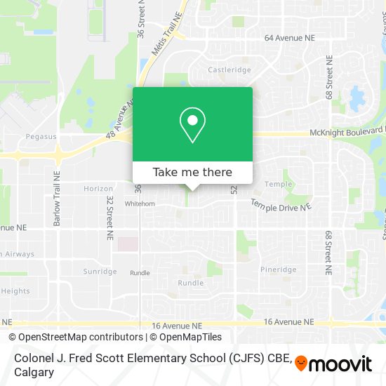 Colonel J. Fred Scott Elementary School (CJFS) CBE map