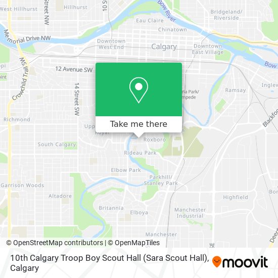 10th Calgary Troop Boy Scout Hall (Sara Scout Hall) plan